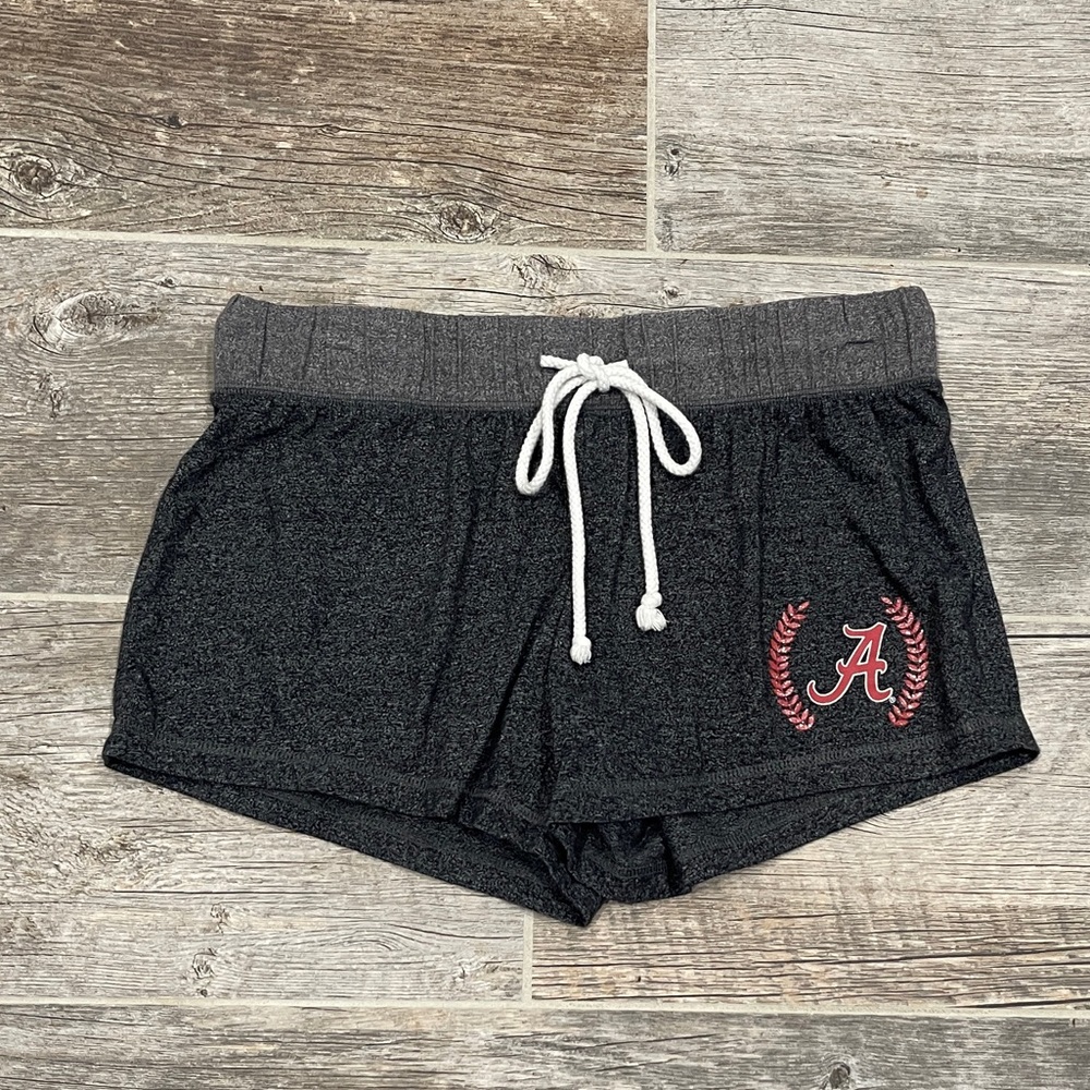 SIDELINE APPAREL ALABAMA CRIMSON TIDE ATHLETIC SHORTS JUNIORS SIZE MEDIUM